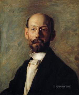 portrait portraits Painting - Portrait of Frank B A Linton Realism portraits Thomas Eakins